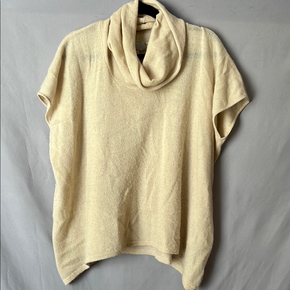 Pure Collection 100% Cashmere sleeveless cowl neck sweater | size S